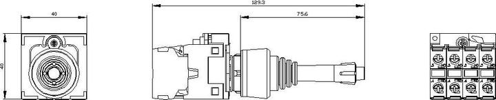 Actual product image Siemens 3SU1150-7BE88-1QA0 Coordinate switch 22mm round