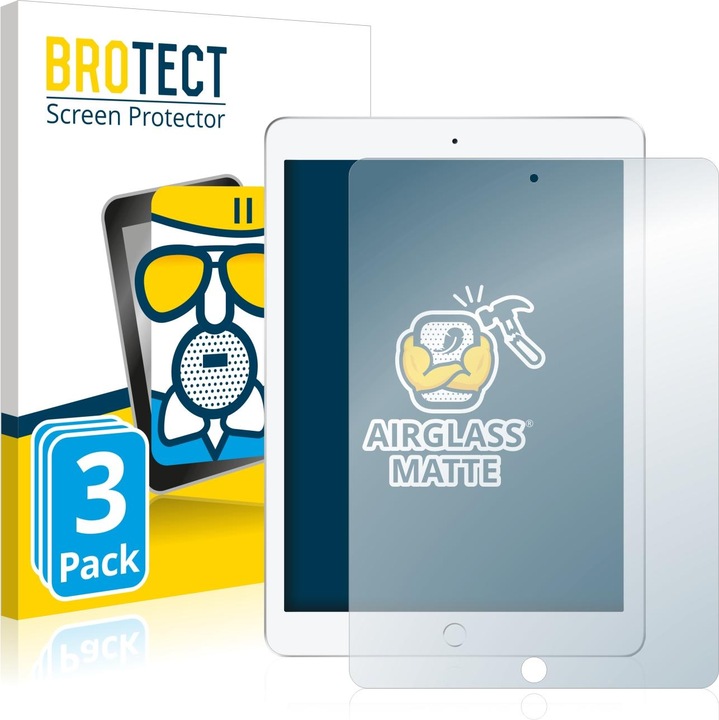 Produktbild BROTECT AirGlass Panzerglasfolie Matt (3 Stück, iPad 2017 (5. Gen))