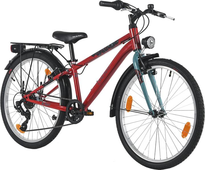 Kinderfahrrad 24" Bobby 7 Gänge RH 32 cm - Ab 8 Jahre (24")