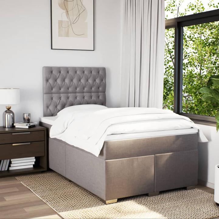 Image du produit VidaXL Bo x lit de saut avec matelas 120 x 190 cm Tissu (120 x 190 cm)