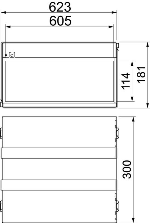 Actual product image OBO Bettermann OBO fire protection box