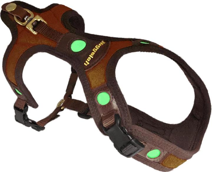 Actual product image Niggeloh Hundeführgeschirr Follow LIGHT Lichtblick braun, Gr. XS (XS, Dog, Walks)