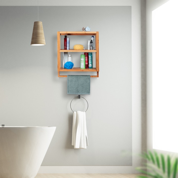 Produktbild Relaxdays Wandregal (52 x 21 x 58.5 cm)