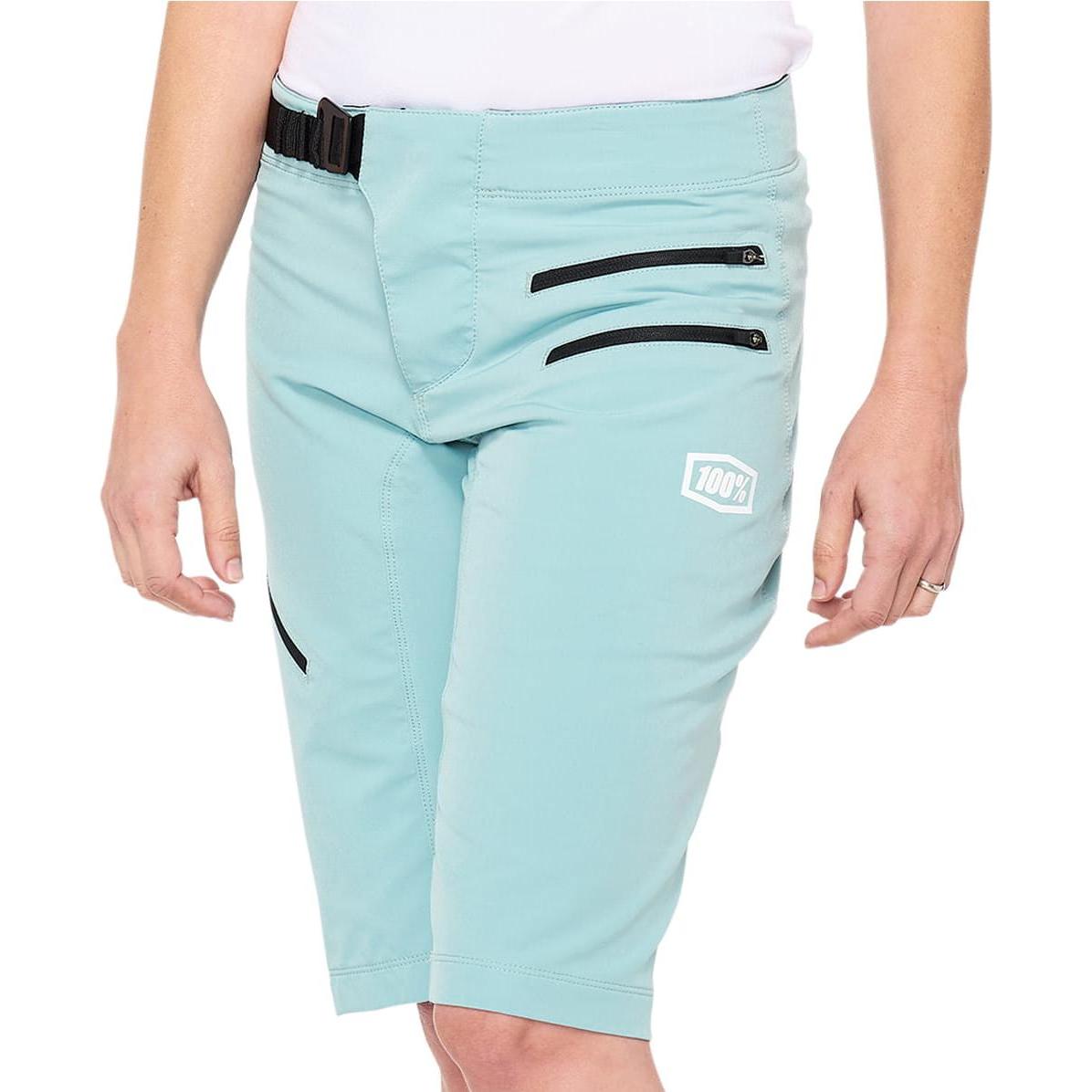 100%, Donne, Pantaloni da ciclismo, Airmatic (L), Blu