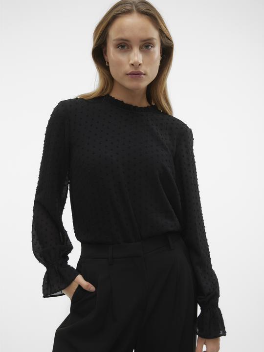 Immagine prodotto Vero Moda Vmemma L/S Dobby O-Neck Top Wvn Exp Top (XS)
