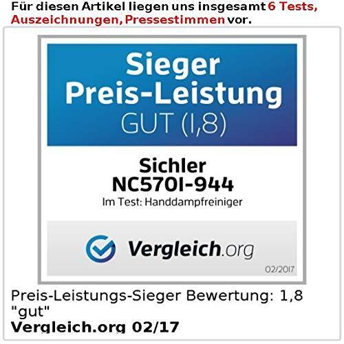 Produktbild Sichler Tragbarer Dampfreiniger mit grossem Zubehör-Pack (3.20 Bar, 1000 W)