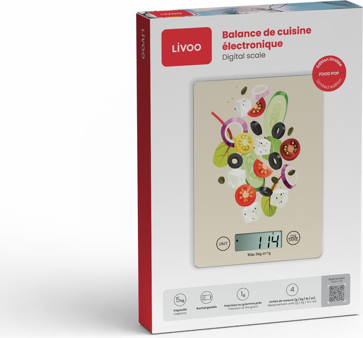 Image du produit Livoo Elektronische Küchenwaage
