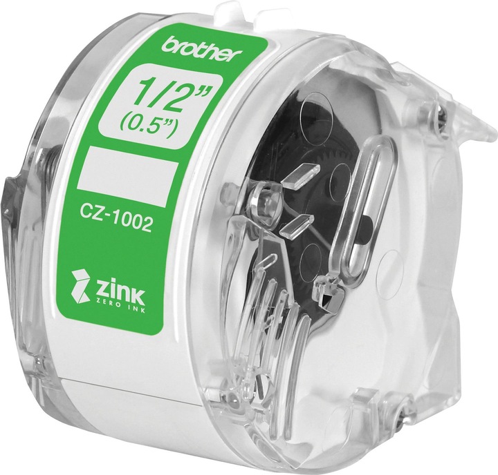 Productafbeelding Brother CZ-1002 etikettenrol (1.20 cm, Wit)