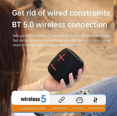 Produktbild PhoneLook Wasserdichter mini Lautsprecher Sanag M11 IPX7 Bluetooth AUX Micro SD Karte