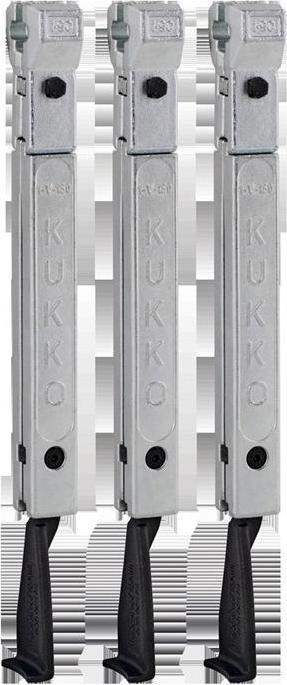Image du produit Kukko Ensemble de crochets d'extraction série 1-S 3pcs. crochet-l.250mm étroit w.sliding piece hook-l.9