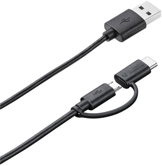 Produktbild Varta 2in1 Charge & Sync Ladekabel (1 m, USB 3.2 Gen 1)