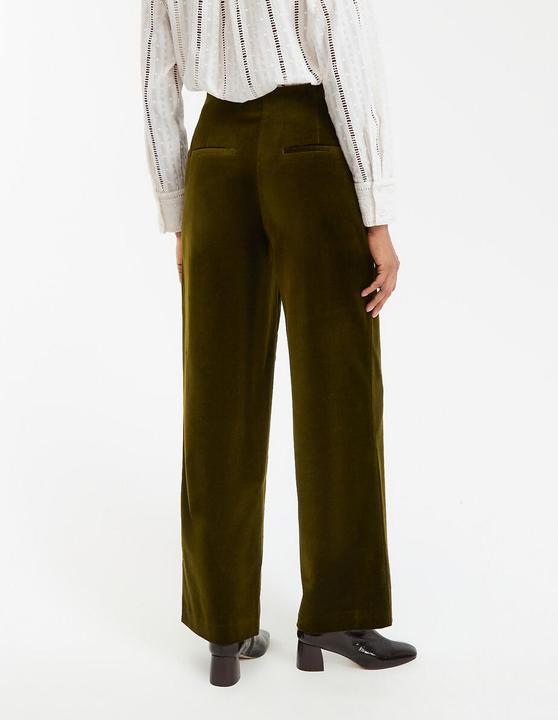 Actual product image La Redoute Collections Weite Hose aus glattem Samt (Frequency band 38 (2600 MHz))