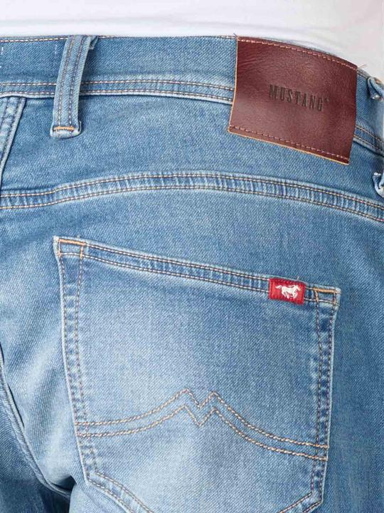 Actual product image Mustang Oregon Tapered Jeans Medium Blue Used (W34/L30)