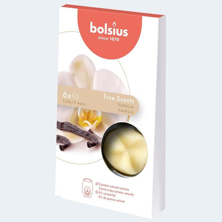 Image du produit Bolsius 6 Aromatic Fondant Parfum Vanille (6 pcs)