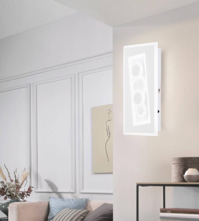 Actual product image Fischer & Honsel Honsel wall light Ratio - white/acrylic white (30434)