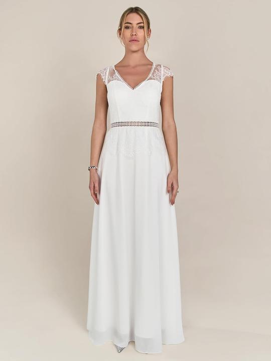 Image du produit Apart Fashion Longue robe de mariée en dentelle et mousseline (40)