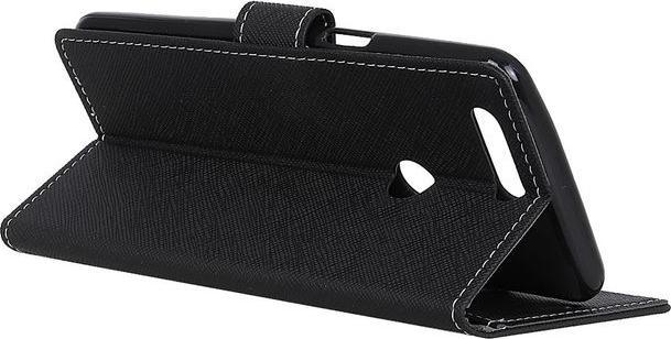 Produktbild MU Classic Leder Hülle mit Kreuzmuster (OnePlus 5T)