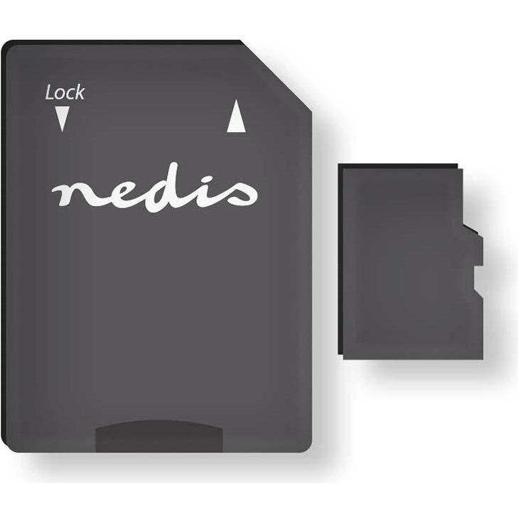 Nedis Speicherkarte - MicroSDXC-64 GB - Schreibegeschwindigkeit: 90 MB/s - Lesegeschwindigkeit: 45 M (64 GB, microSDXC, ...