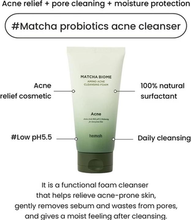 Actual product image Heimish Matcha Biome (Cleansing Foam, 150 ml)