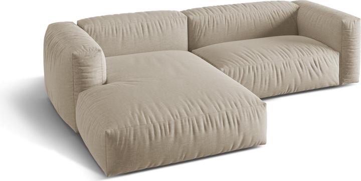 Image du produit Micadoni Canapé D'Angle Gauche Modulaire, "Martina", 2 Places, 283x176x75 Fabriqué en Europe (Canapé modulaire, Canapé d'angle)