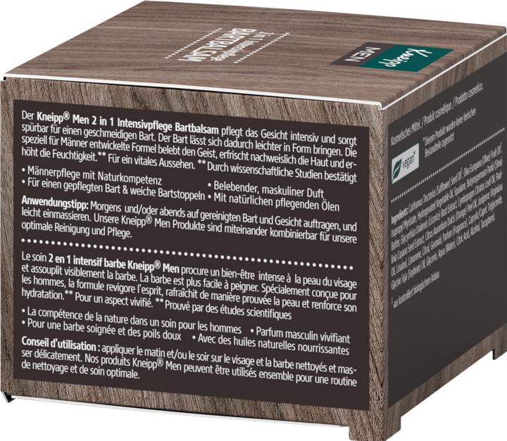 Produktbild Kneipp Men 2 in 1 Intensivpflege Bartbalsam (50 ml)