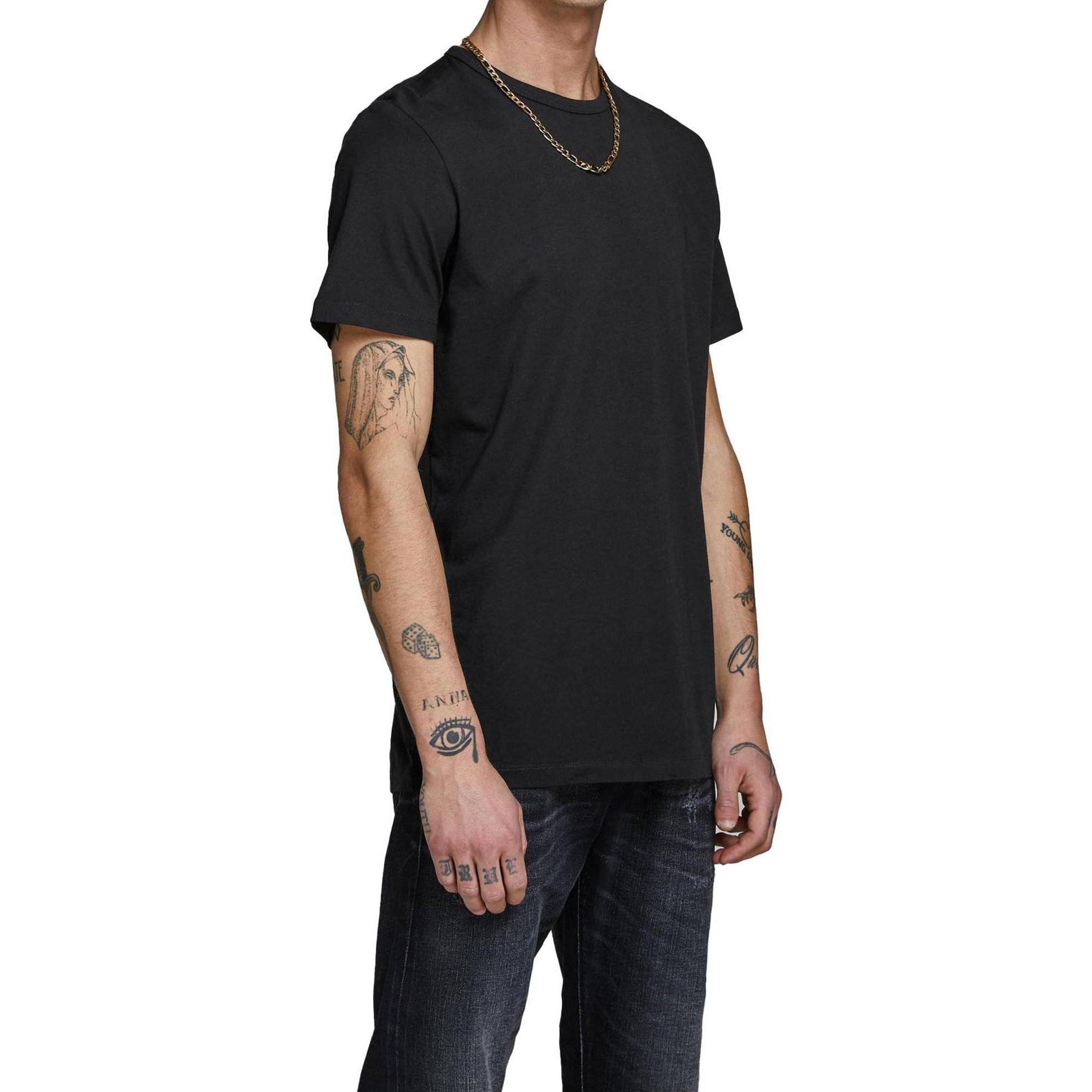 Thumbnail - Jack & Jones, Herren, Shirt, T-Shirt Casual Bequem sitzend, Schwarz, (XL)