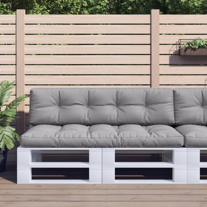 Image du produit VidaXL Ensemble salon de jardin 10 pièces avec coussins (150 x 60 x 12 cm)