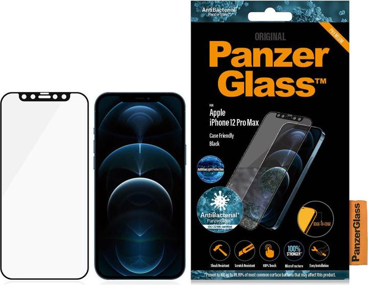 Produktbild PanzerGlass Case Friendly (1 Stück, Apple iPhone 12 Pro Max)