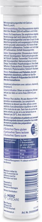 Image du produit Tetesept Calcium 600 + D3 effervescent (17 pièce(s), Comprimé effervescent, 134 g)