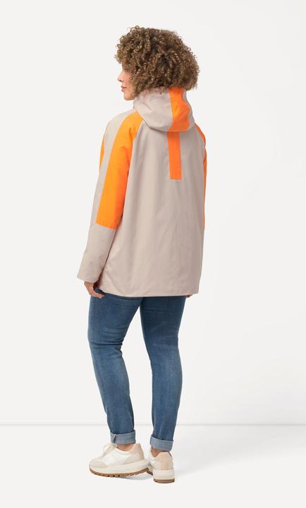 Produktbild Ulla Popken HYPRAR Jacke, wasserabweisend, Kapuze, Saumband (50, 52)