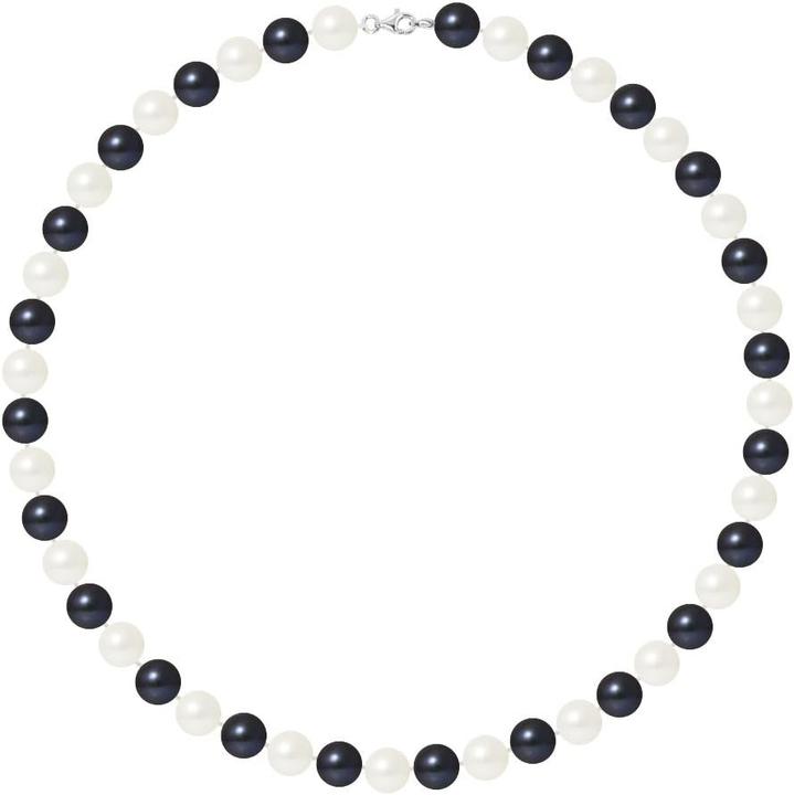 Immagine prodotto Pearls Collana perle d'acqua dolce bianche e nere Tahiti (Perle d'acqua dolce, Perle di Tahiti, 42 cm)