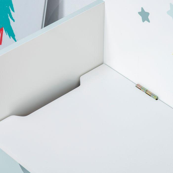 Produktbild Swisshandel24 Kindersitzbank mit Stauraum 2-in-1 Truhenbank Spielzeugkiste Aufbewahrungstruhe 3-6 Jahre Kindermöbe (Kindersitzgruppe)