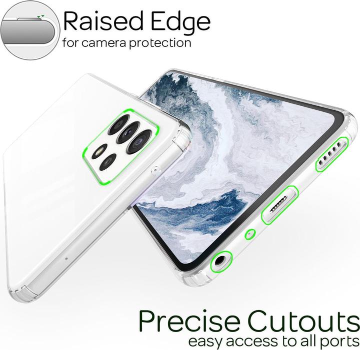 Produktbild Nalia Klare Transparente Hybrid Hülle (Samsung Galaxy A13)