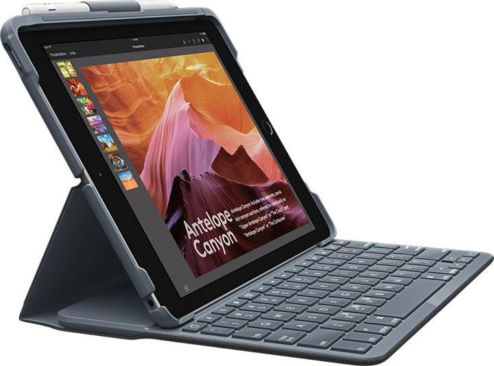 Actual product image Logitech slim folio (Germany, Apple iPad 2019 (7th gen), Apple iPad 2020 (8th gen), Apple iPad 2021 (9th Gen))