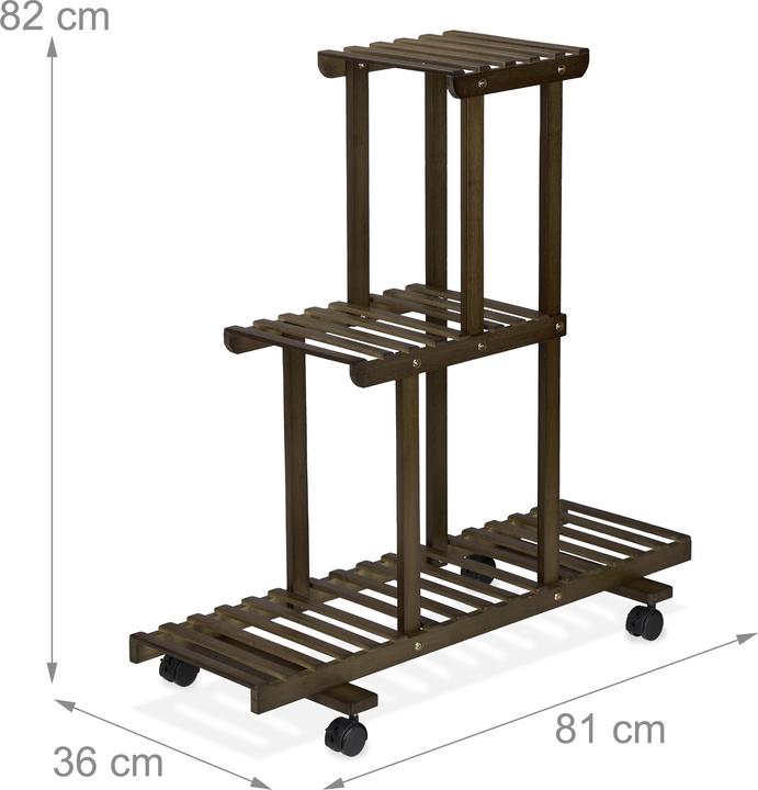 Actual product image Relaxdays Plant shelf