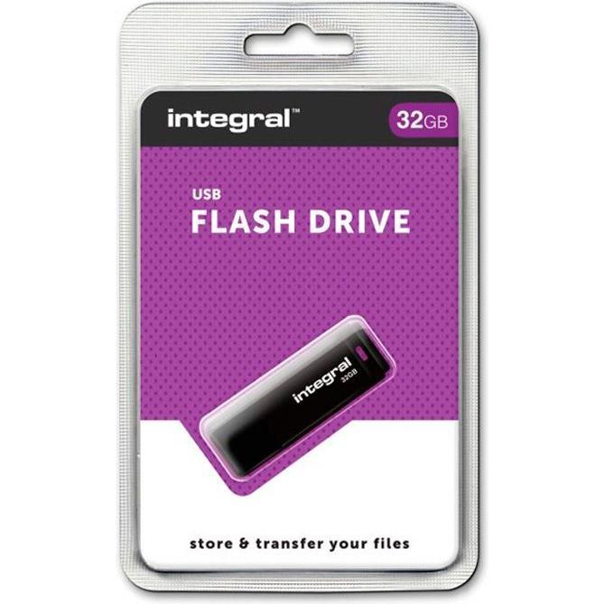 Thumbnail - Integral USB2.0 DRIVE USB-Stick USB Typ-A 2.0 (32 GB, USB-A, USB 2.0), USB Stick, Schwarz