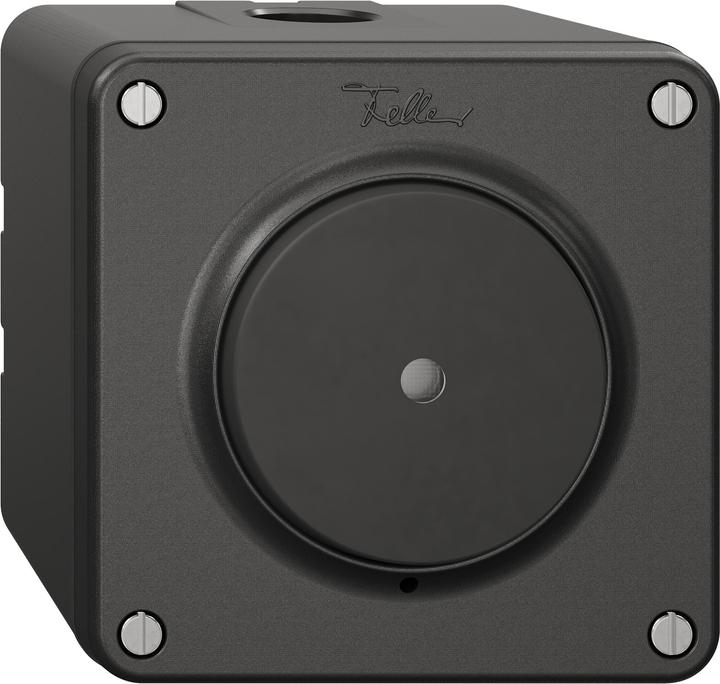 Actual product image Feller Push-button LED yellow frontal black