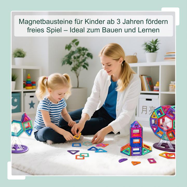 Produktbild Relaxdays Magnetbausteine Set für Kinder