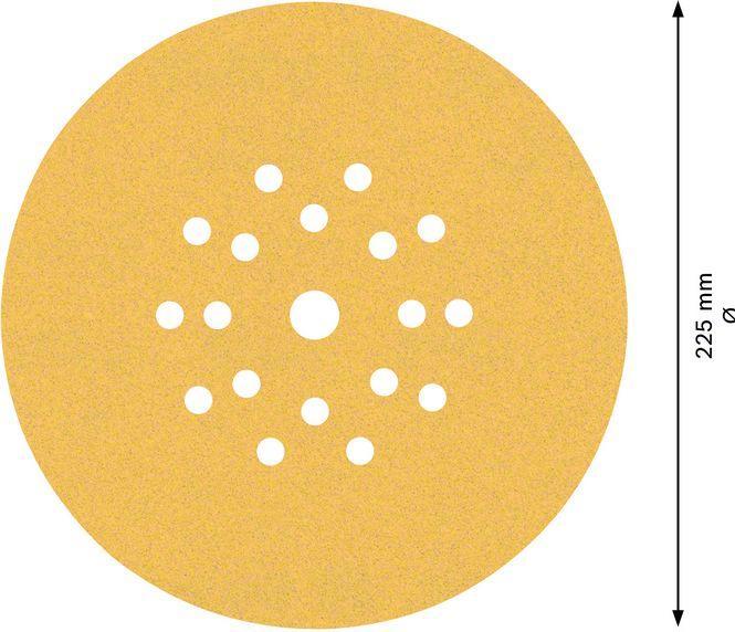 Actual product image Bosch Professional Zubehör EXPERT C470 Sandpaper, 225 mm, G 120, 5 pieces (120)