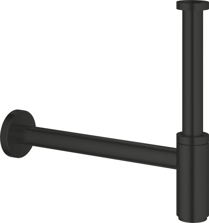 Produktbild Grohe Geruchsverschluss 1 1/4 Zoll für Lavabo, mattschwarz (Flaschensiphon, 1 1/4")