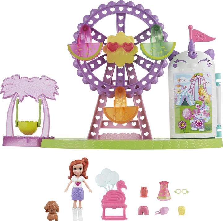 Actual product image Polly Pocket Tropical Treats Carnival Playset