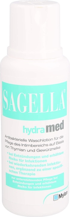 Image du produit Sagella hydramed lotion lavante antibactérienne, 250 ml de lotion (250 ml, Lotion de toilette intime)