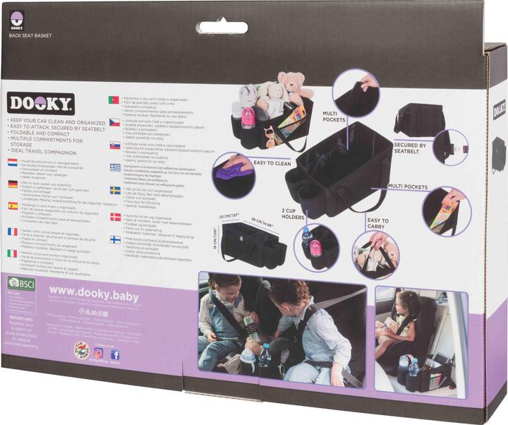Image du produit Dooky Siège auto Banquette arrière Organiseur Panier