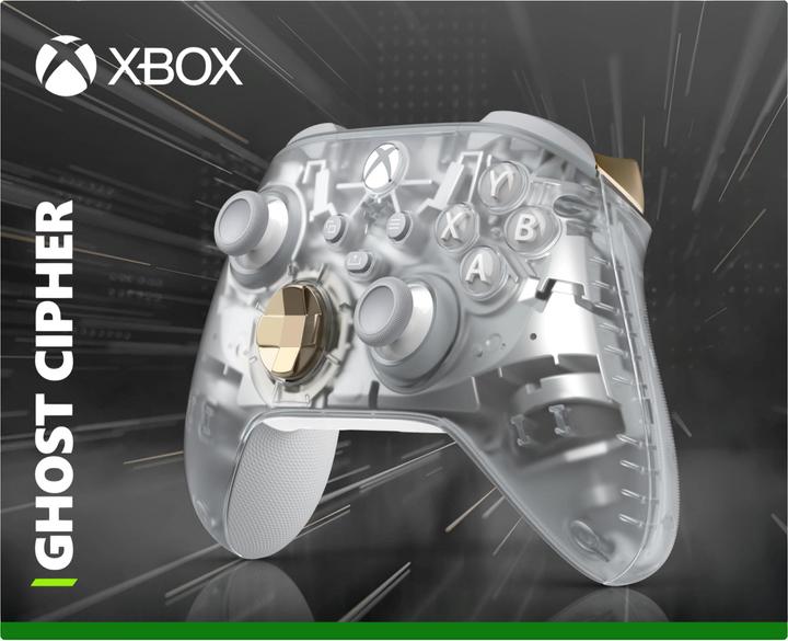 Actual product image Microsoft Xbox Wireless Controller - Ghost Cipher (Special Edition) (PC, Xbox Series X, Xbox Series S, Android, iOS)