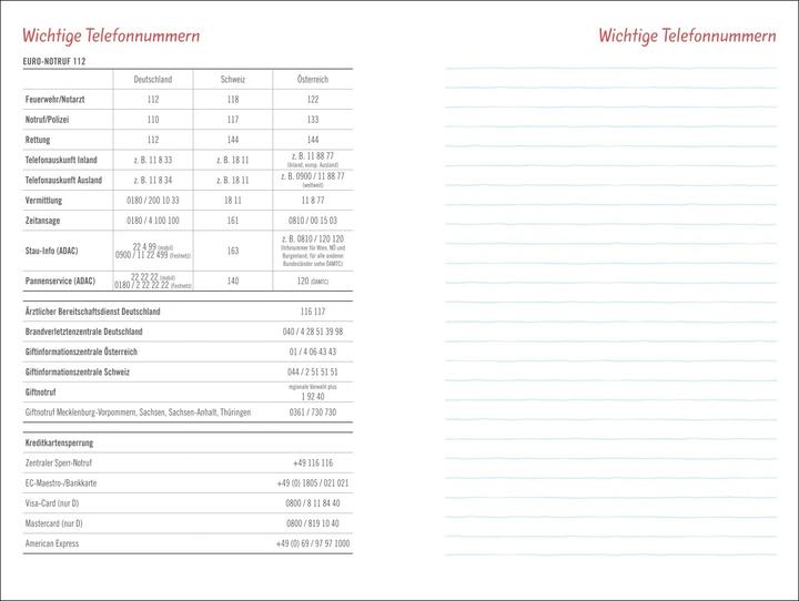 Actual product image Helme Heine: Familienplaner-Buch A6 2026 (A6, German)