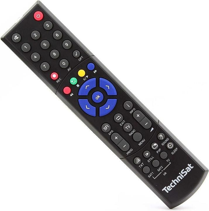 TechniSat Original Fernbedienung PVR 235 für viele Receiver (Gerätespezifische Fernbedienung, Infrarot)