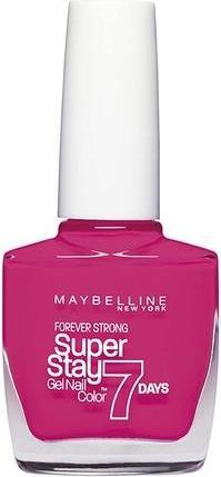 Immagine prodotto Maybelline New York Smalto per unghie Gemey Maybelline Forever Strong Super Stay 7 Days in Fuchsia Rose 10ml (Rosa Fucsia)