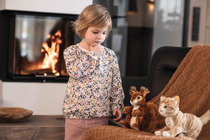 Produktbild Steiff Lucy Katze dunkelgrau 18cm (15 cm)