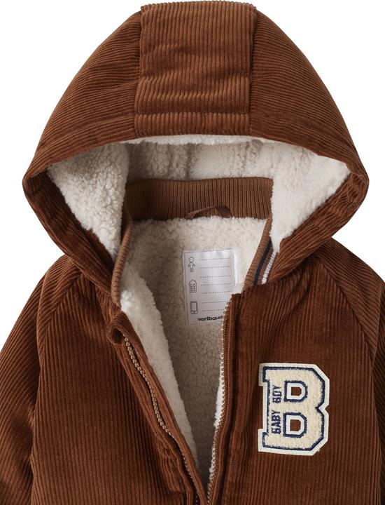 Actual product image Vertbaudet Warmer Baby Winter-Overall aus Cord, Wattierung Recycling-Polyester (92)
