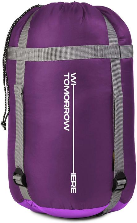 Actual product image Where Tomorrow Mumienschlafsack Polyester, Orange (230 cm)